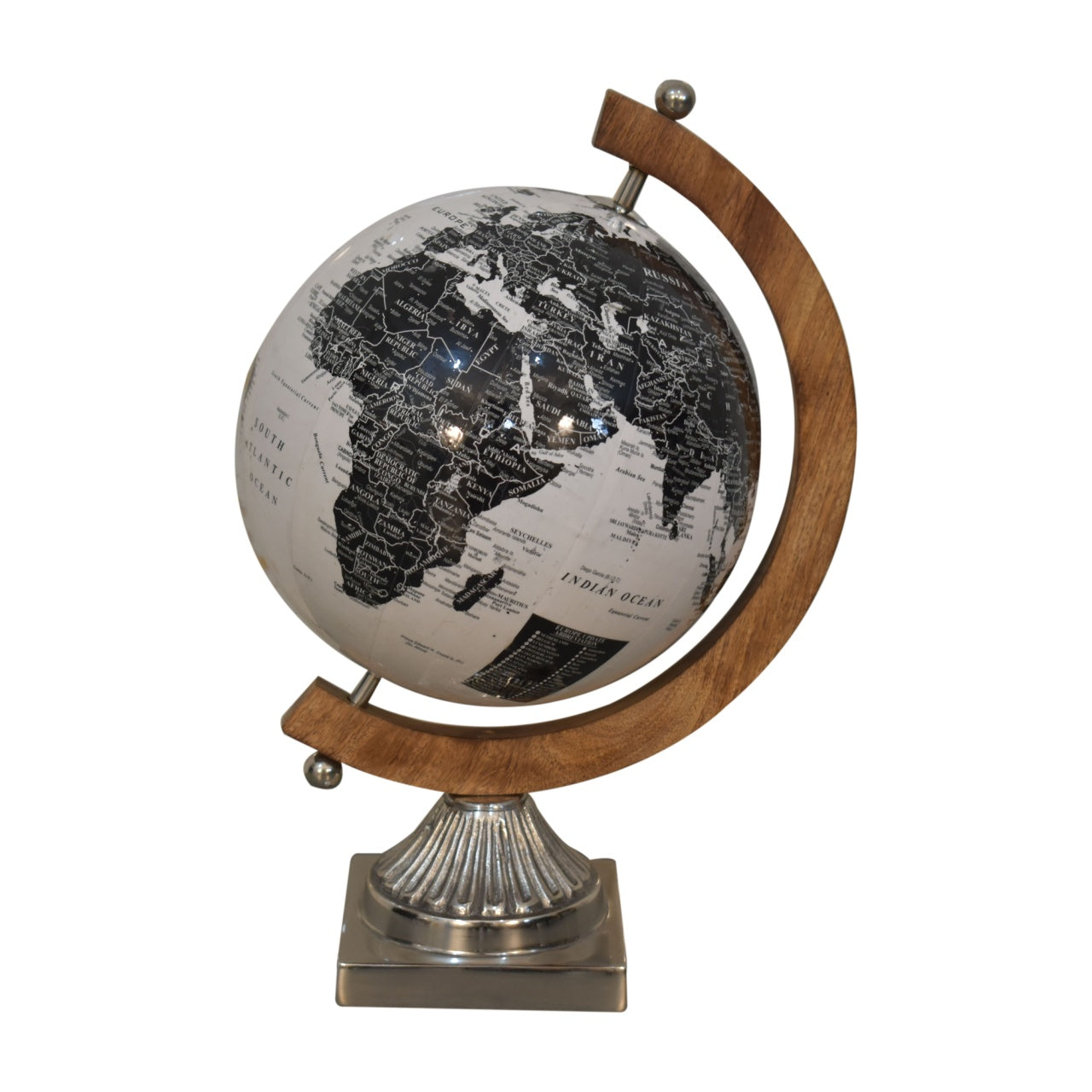 Artisan Black and White Globe