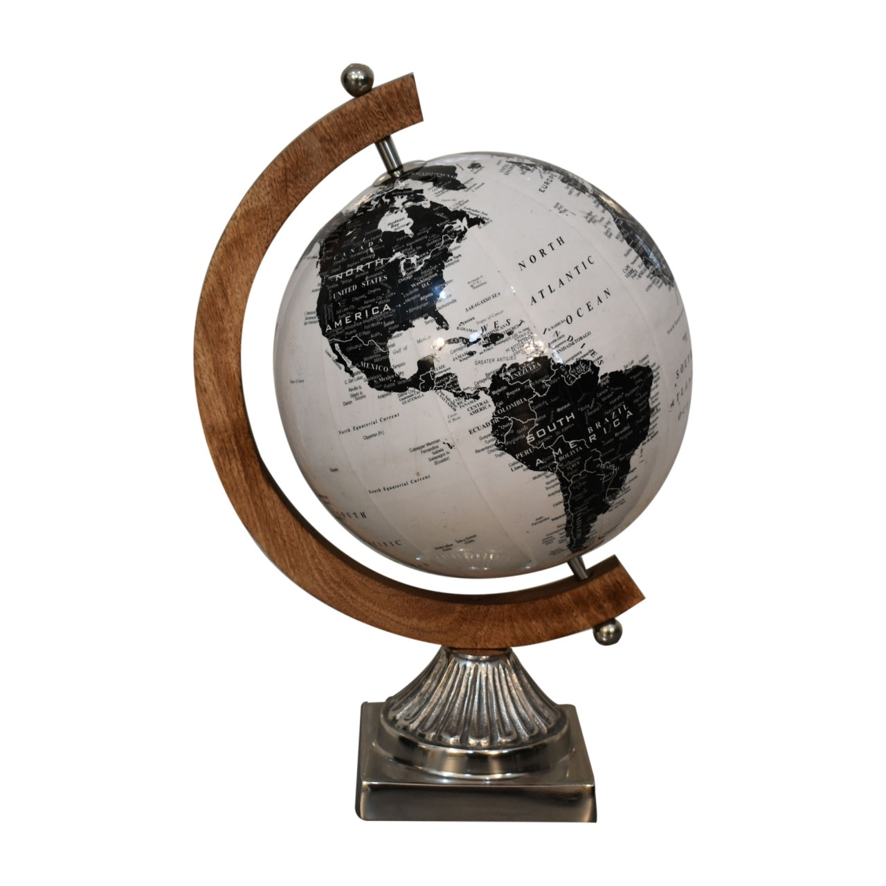 Artisan Black and White Globe