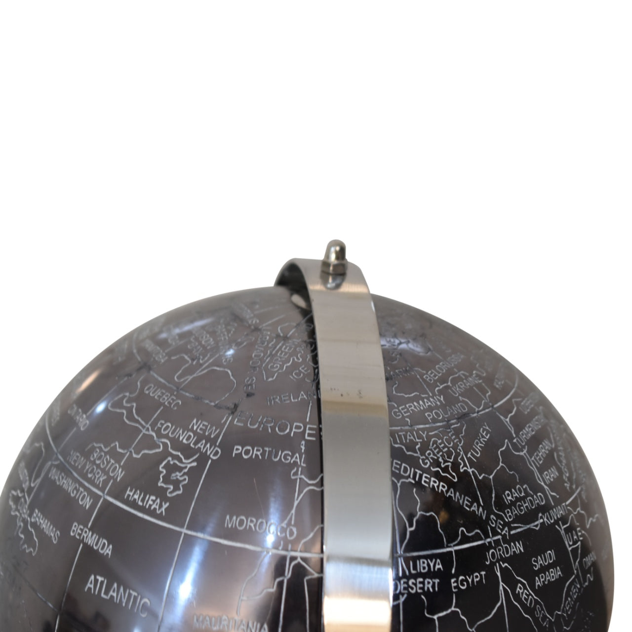 Artisan Black Globe with Chrome Frame