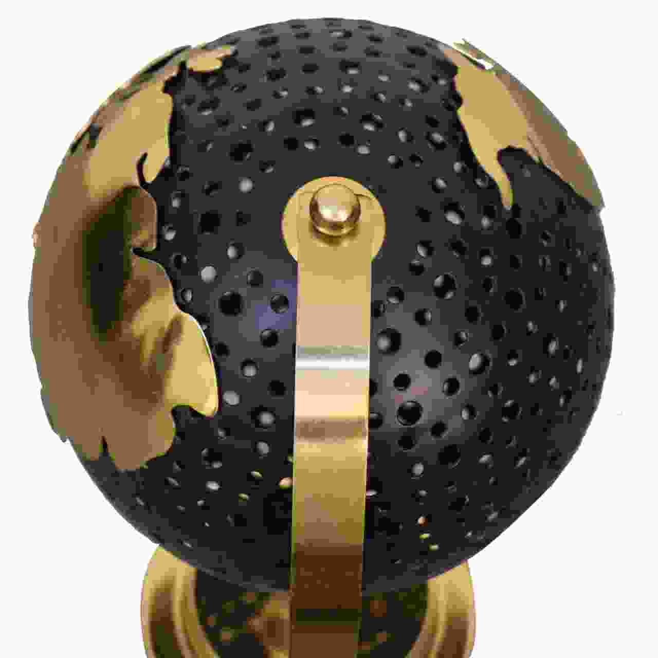 Artisan Black Globe with Gold Frame