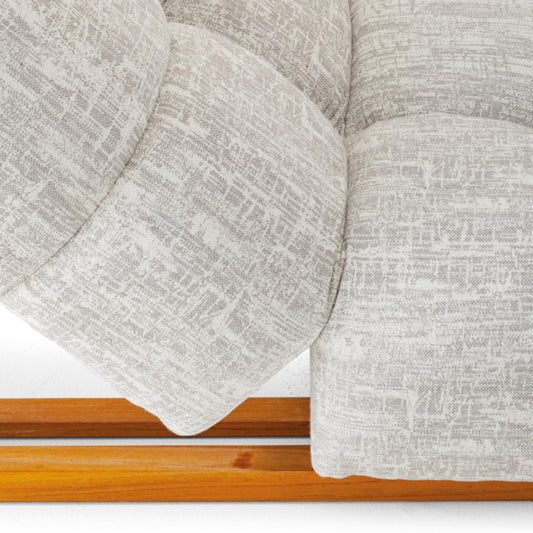 Blow Upholstered Outdoor Sunbed – Teak Base with Adjustable Backrest