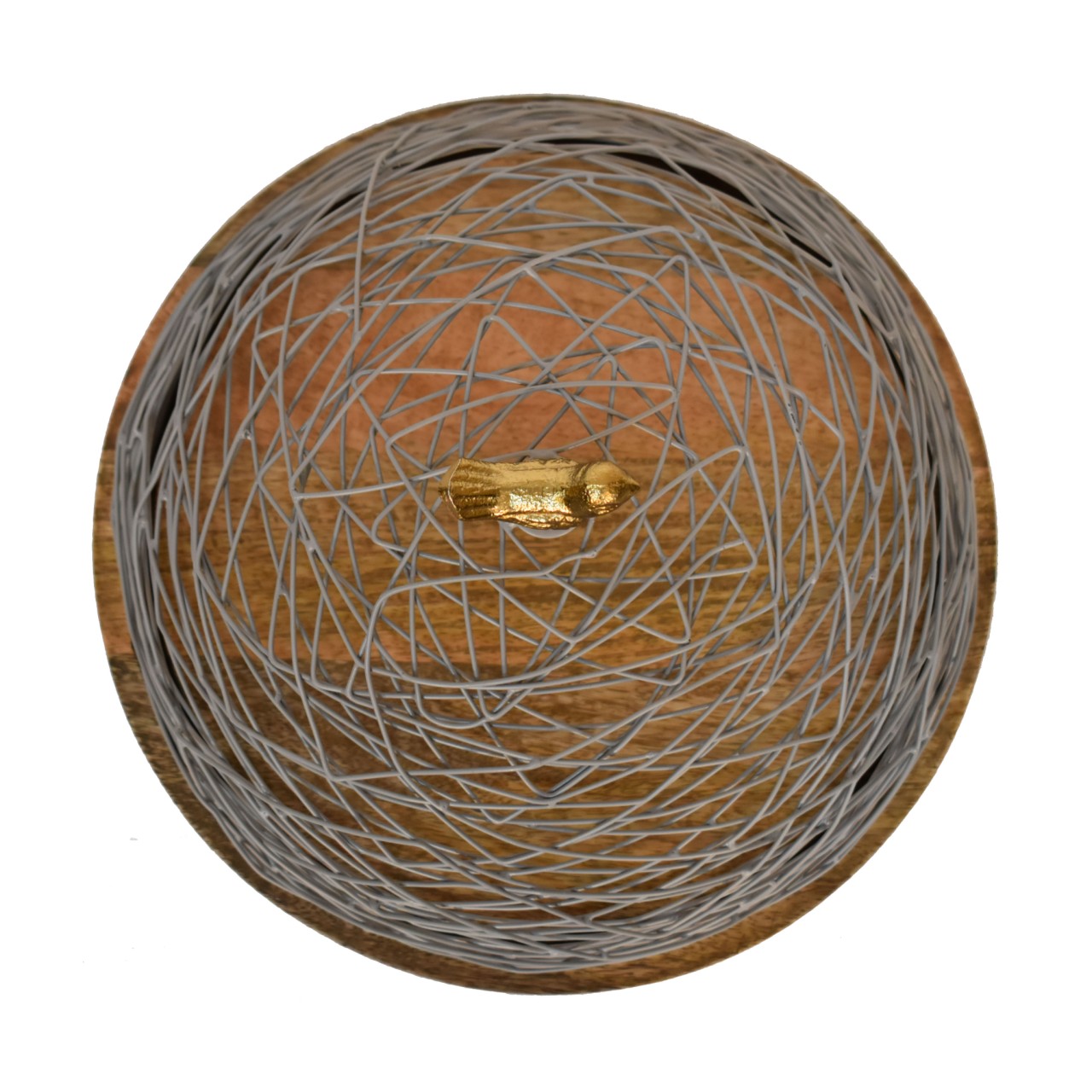 Blue Bird Nest Cake Wooden Stand Set