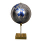 Artisan Blue Globe with Mixed Chrome & Brass Frame