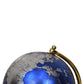 Artisan Blue Globe with Mixed Chrome & Brass Frame