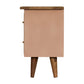 Blush Pink Hand Painted Solid Wood Bedside