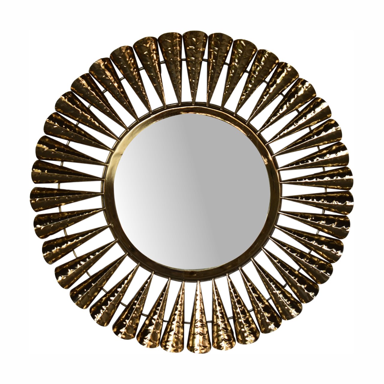 Artisan Brass Coned Mirror