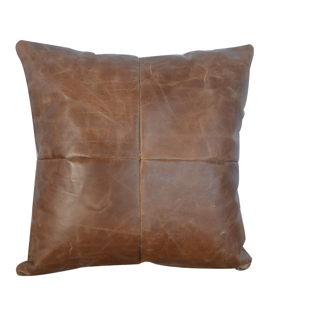 Buffalo Hide Leather Scatter Cushion by Artisan Furniture