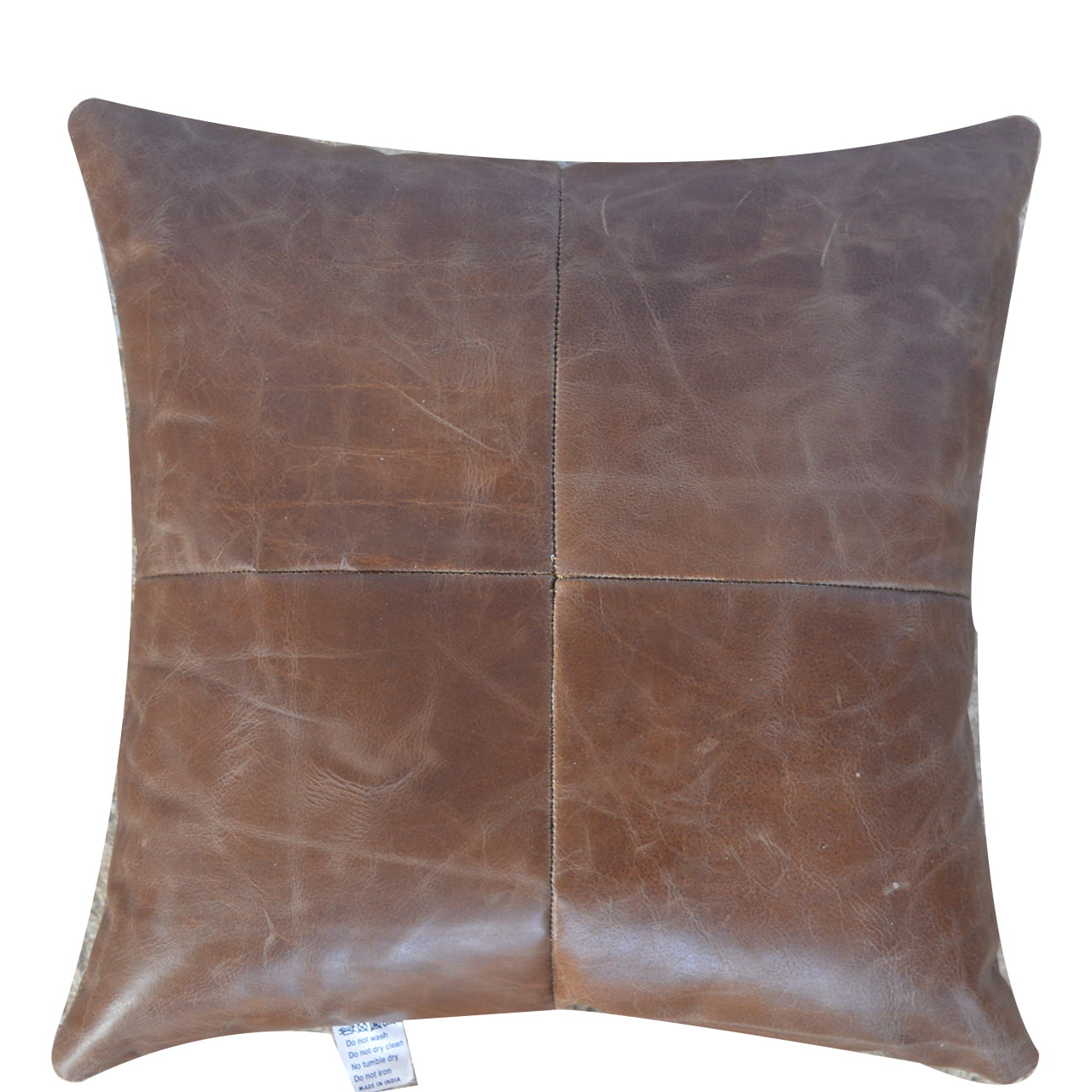 Buffalo Hide Leather Scatter Cushion by Artisan Furniture