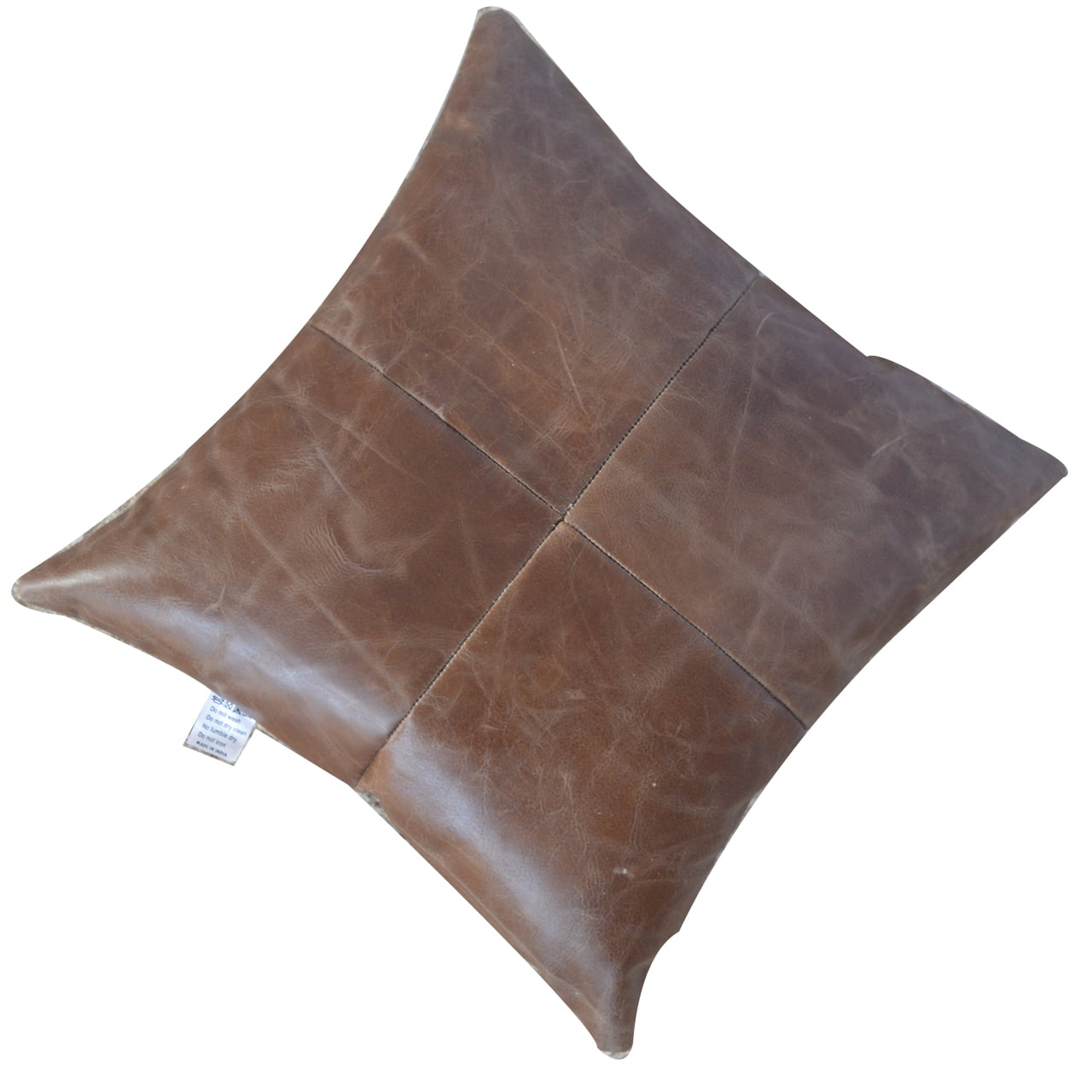 Buffalo Hide Leather Scatter Cushion by Artisan Furniture