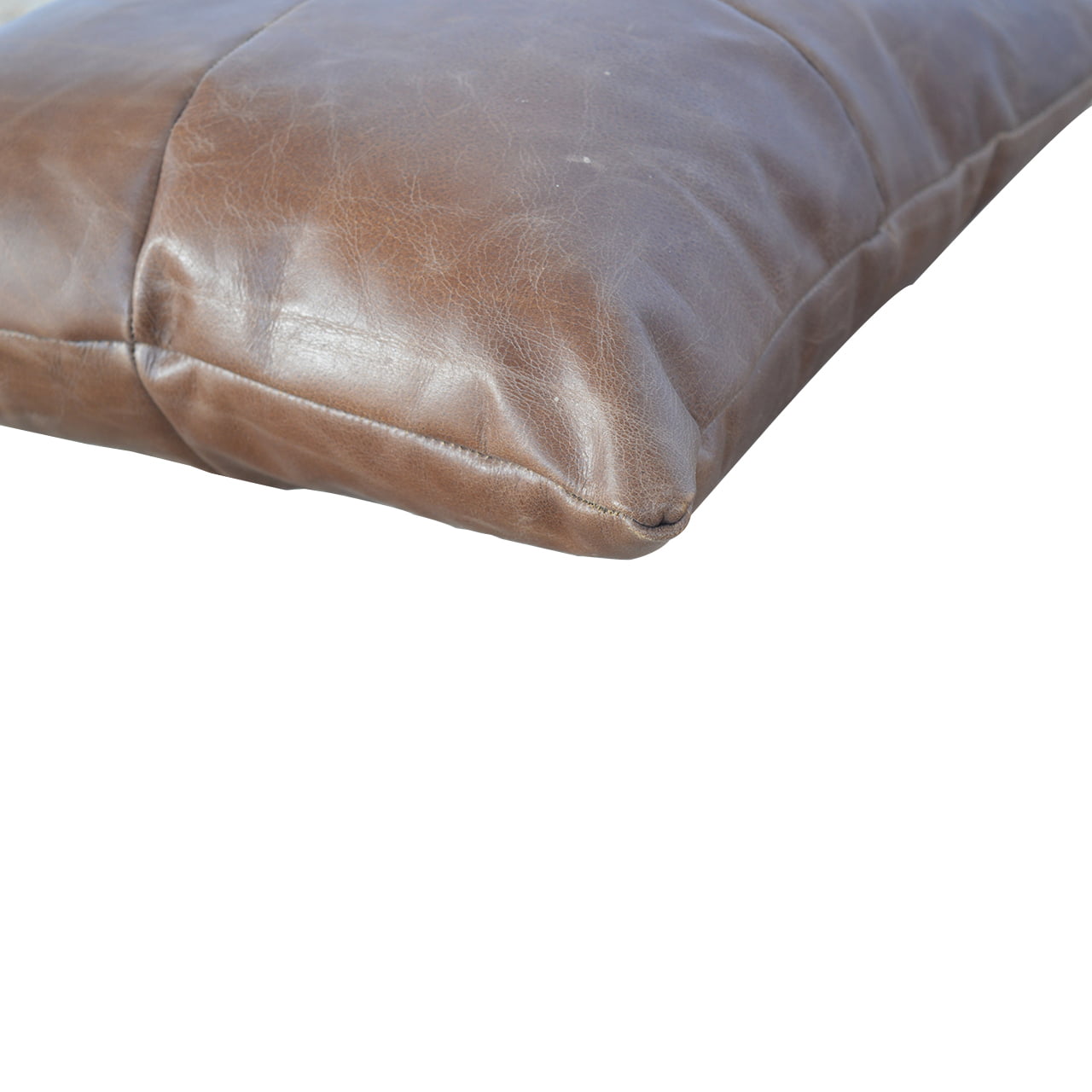 Buffalo Hide Leather Scatter Cushion by Artisan Furniture