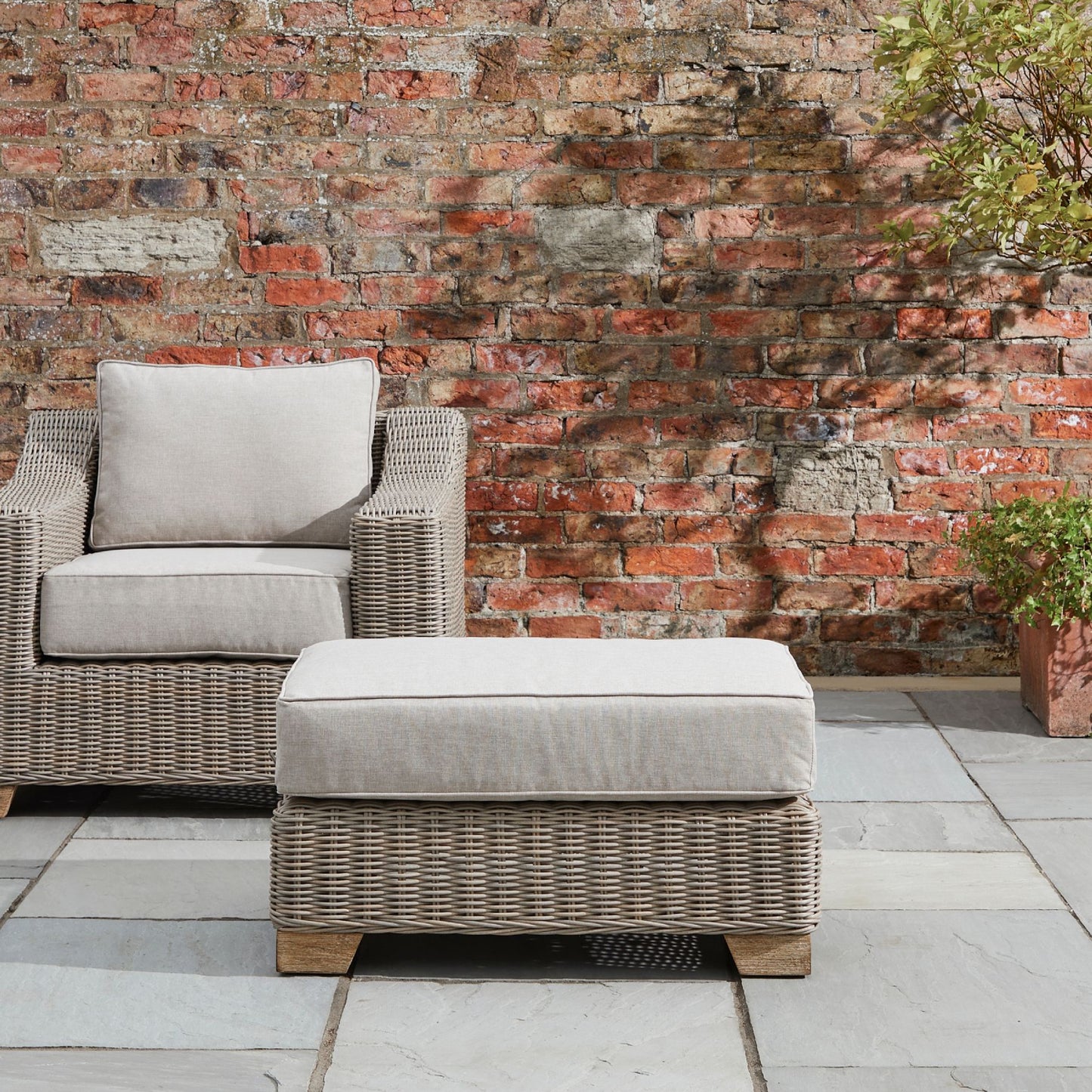 Capri Outdoor Footstool