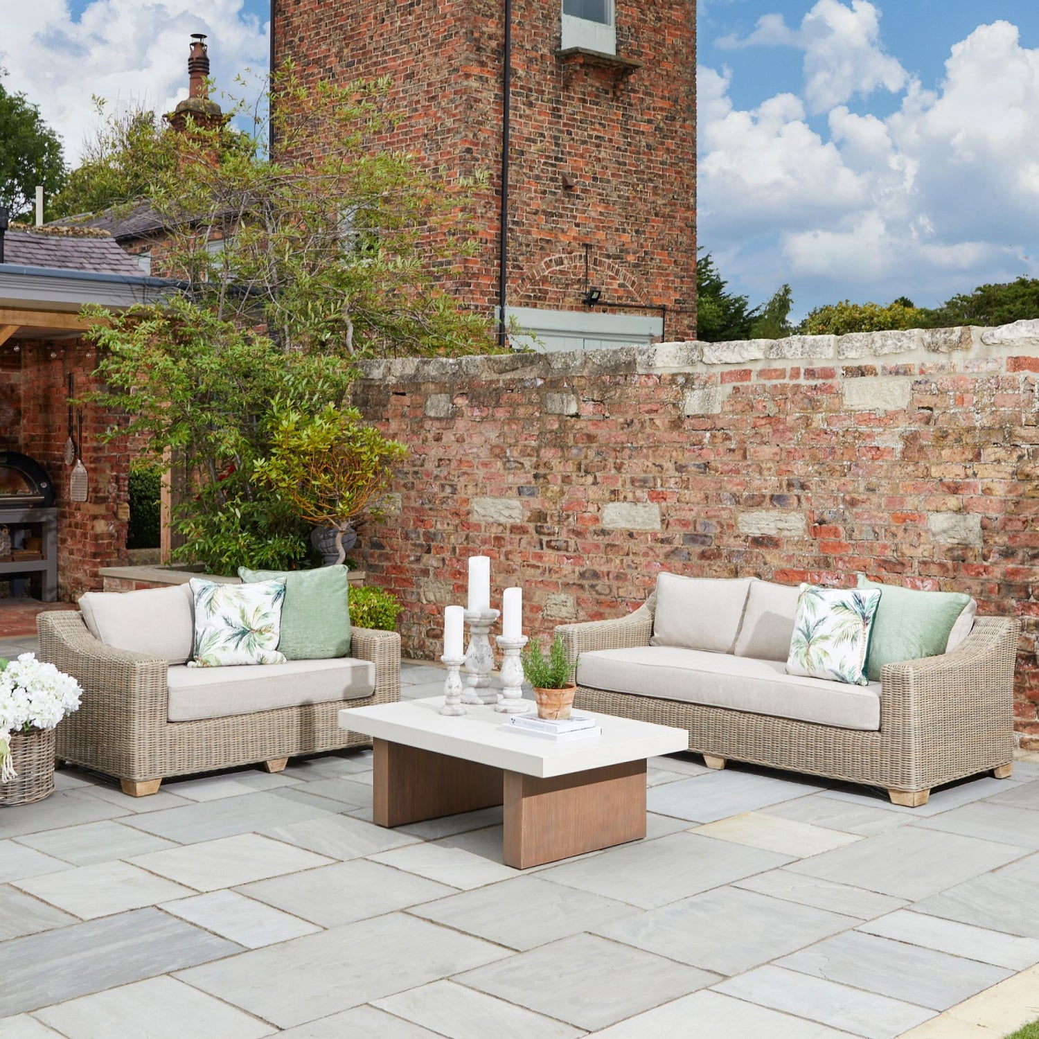 Capri Outdoor Two Seater Sofa