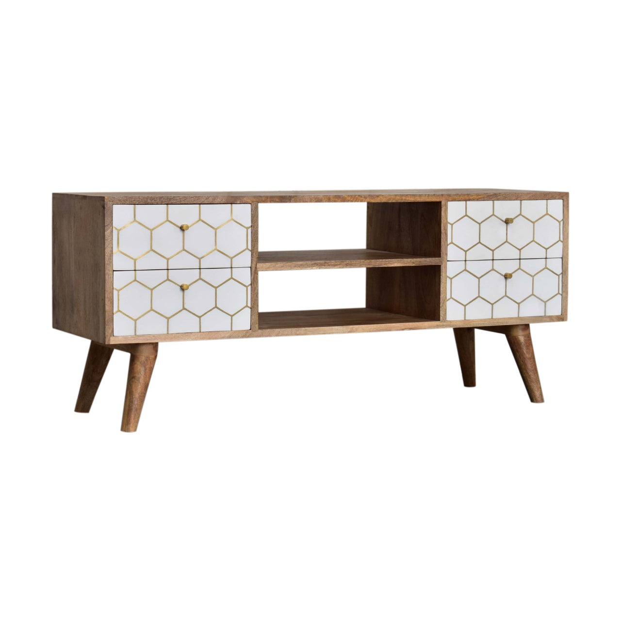 Artisan Cassia Wooden Media Unit