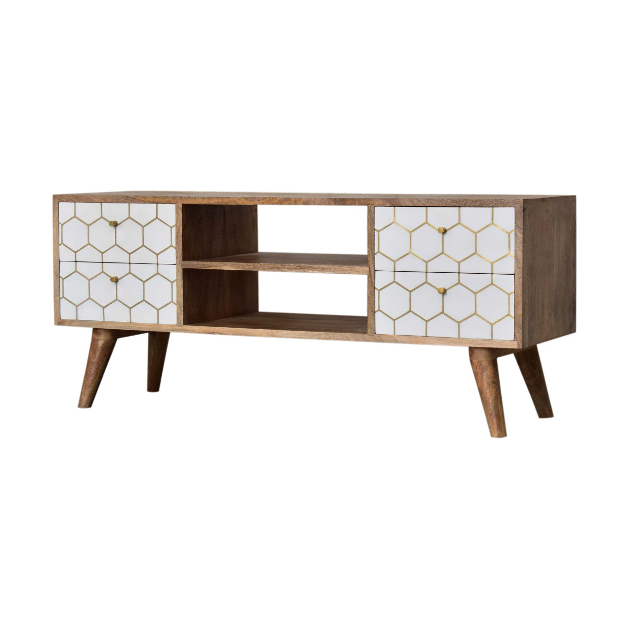 Artisan Cassia Wooden Media Unit