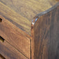 Artisan Chestnut Gallery Back Wooden Bedside