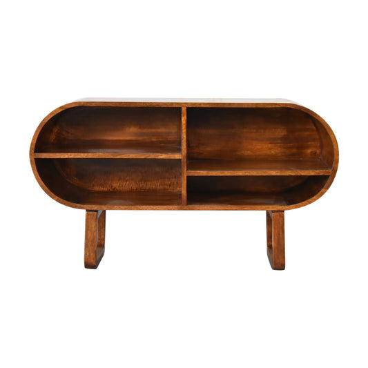 Artisan Chestnut Open Circular Media Unit