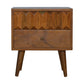 Chestnut Prism Bedside by Artisan Furniture