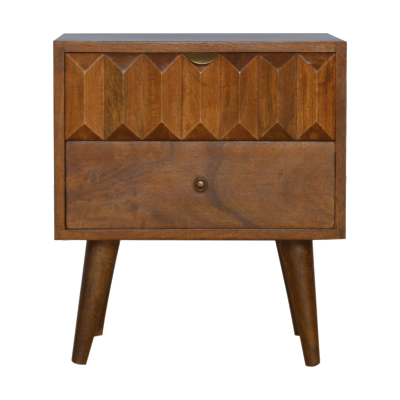 Chestnut Prism Bedside by Artisan Furniture