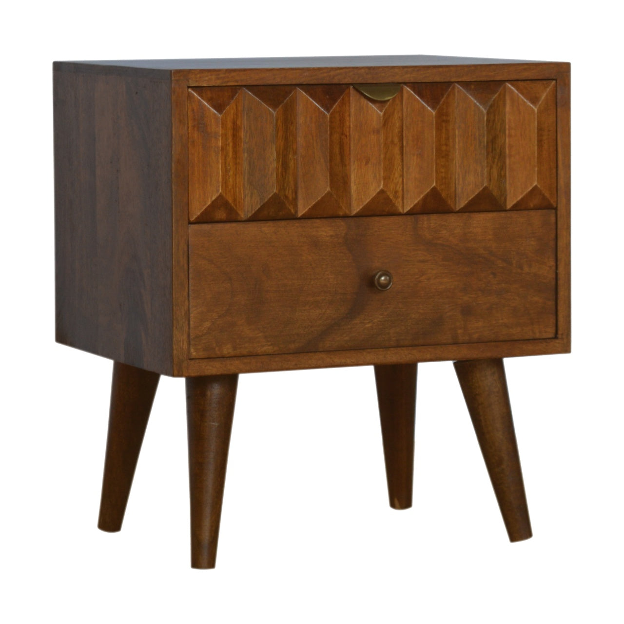 Chestnut Prism Bedside by Artisan Furniture