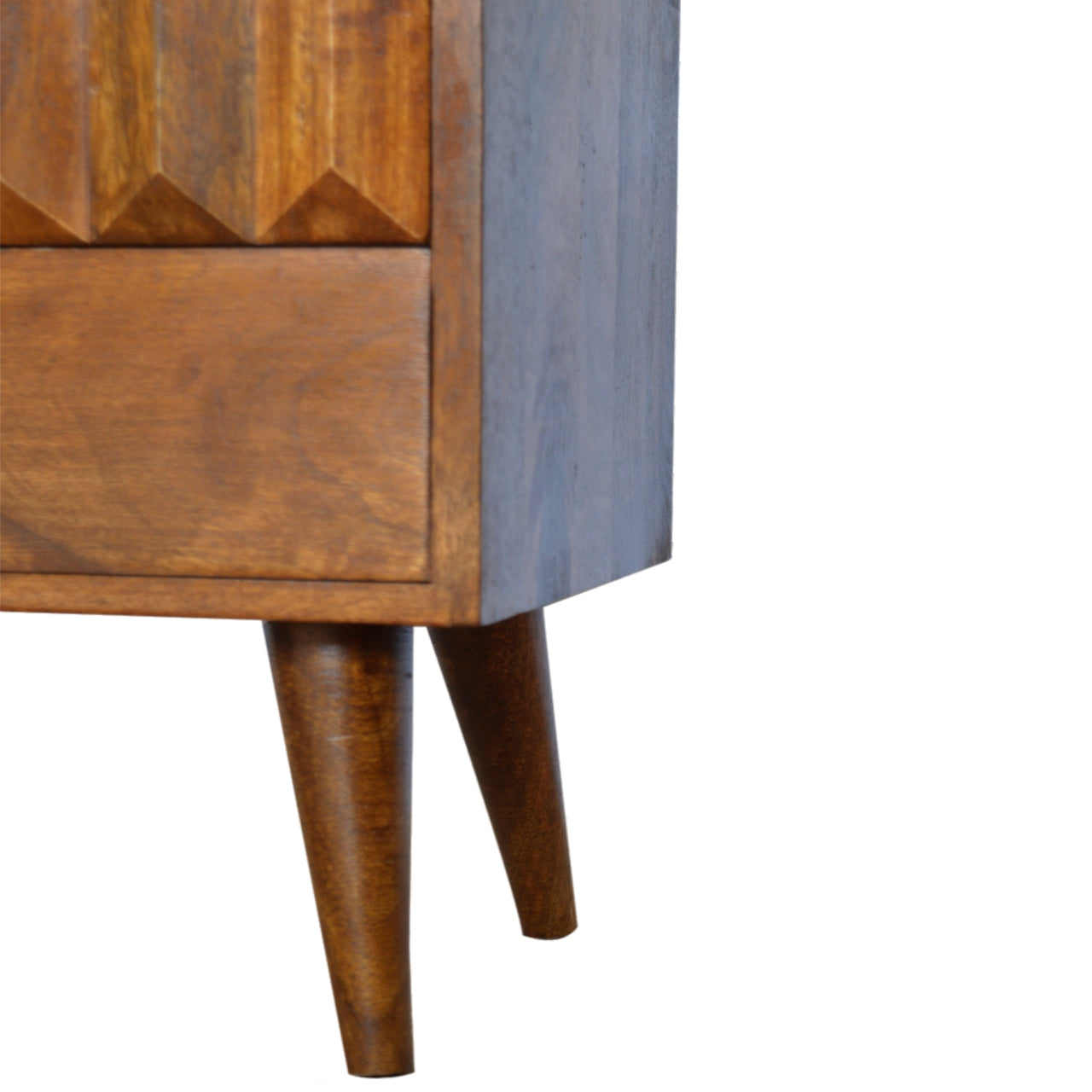 Chestnut Prism Bedside by Artisan Furniture