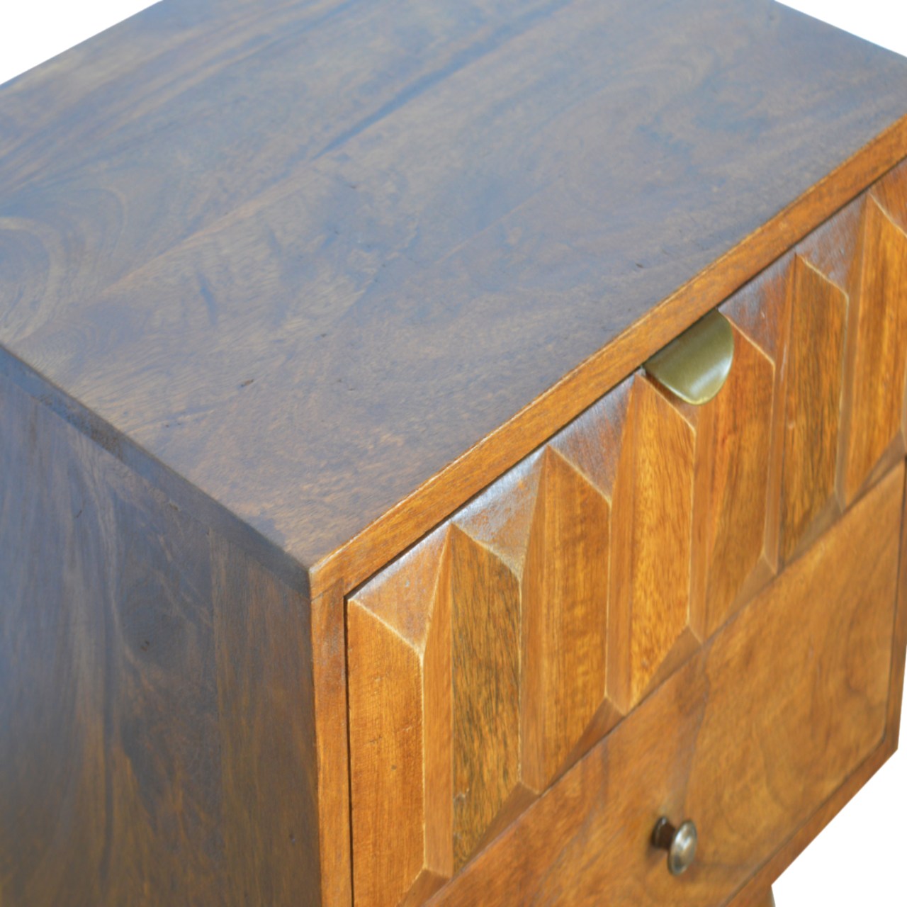 Chestnut Prism Bedside by Artisan Furniture