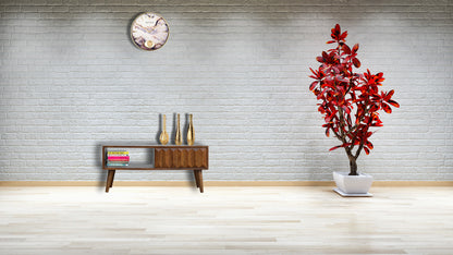 Chestnut Prism Sliding Door Media Unit by Artisan Furniture