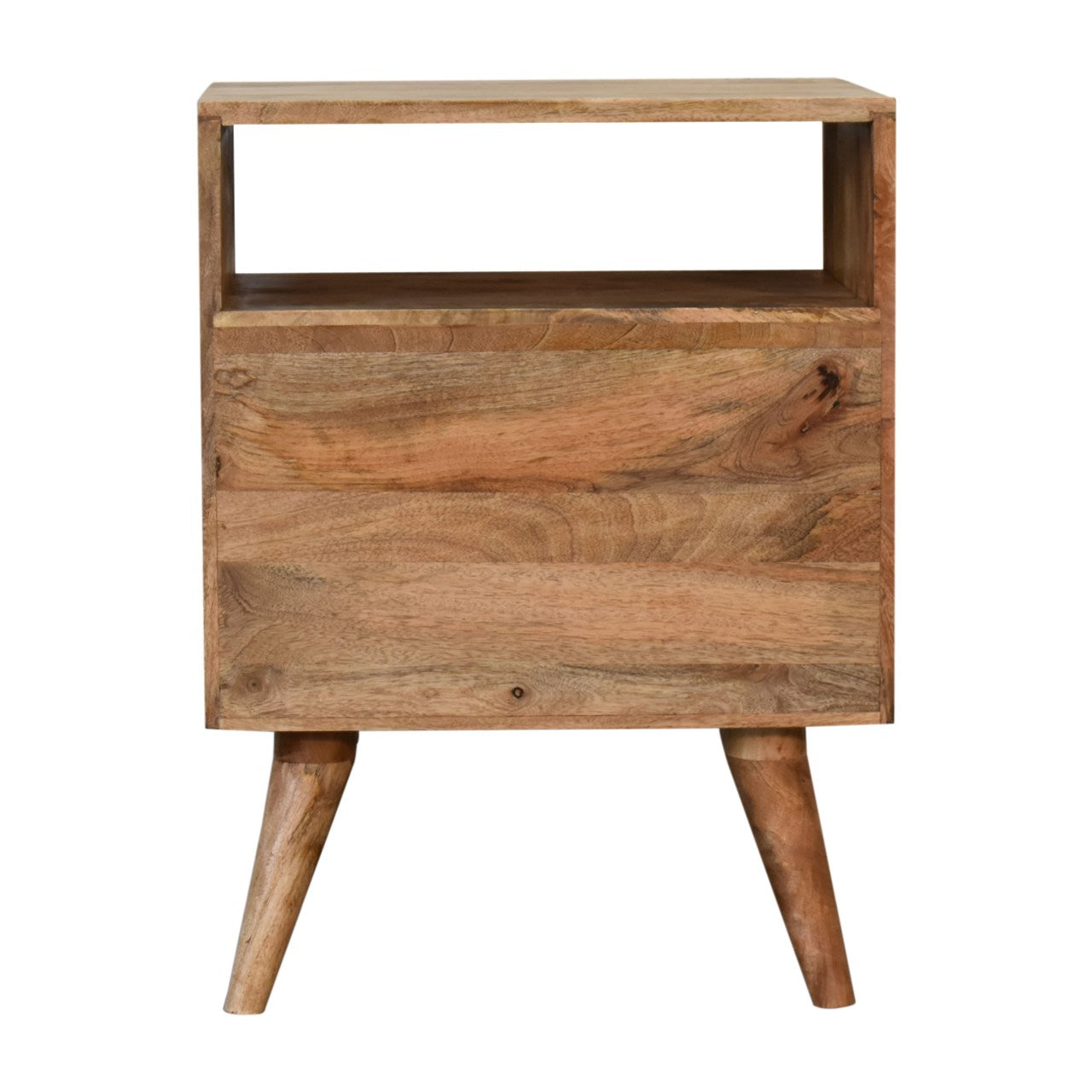 Classic Oak-Ish Solid Wood Bedside