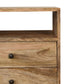 Classic Oak-Ish Solid Wood Bedside