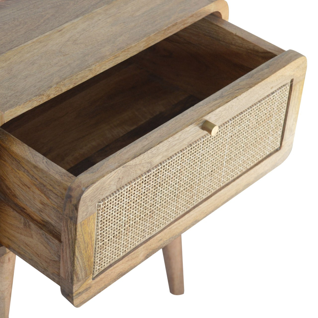 Artisan Close-Knit Wooden Bedside