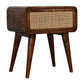 Close-knit Chestnut Wooden Bedside