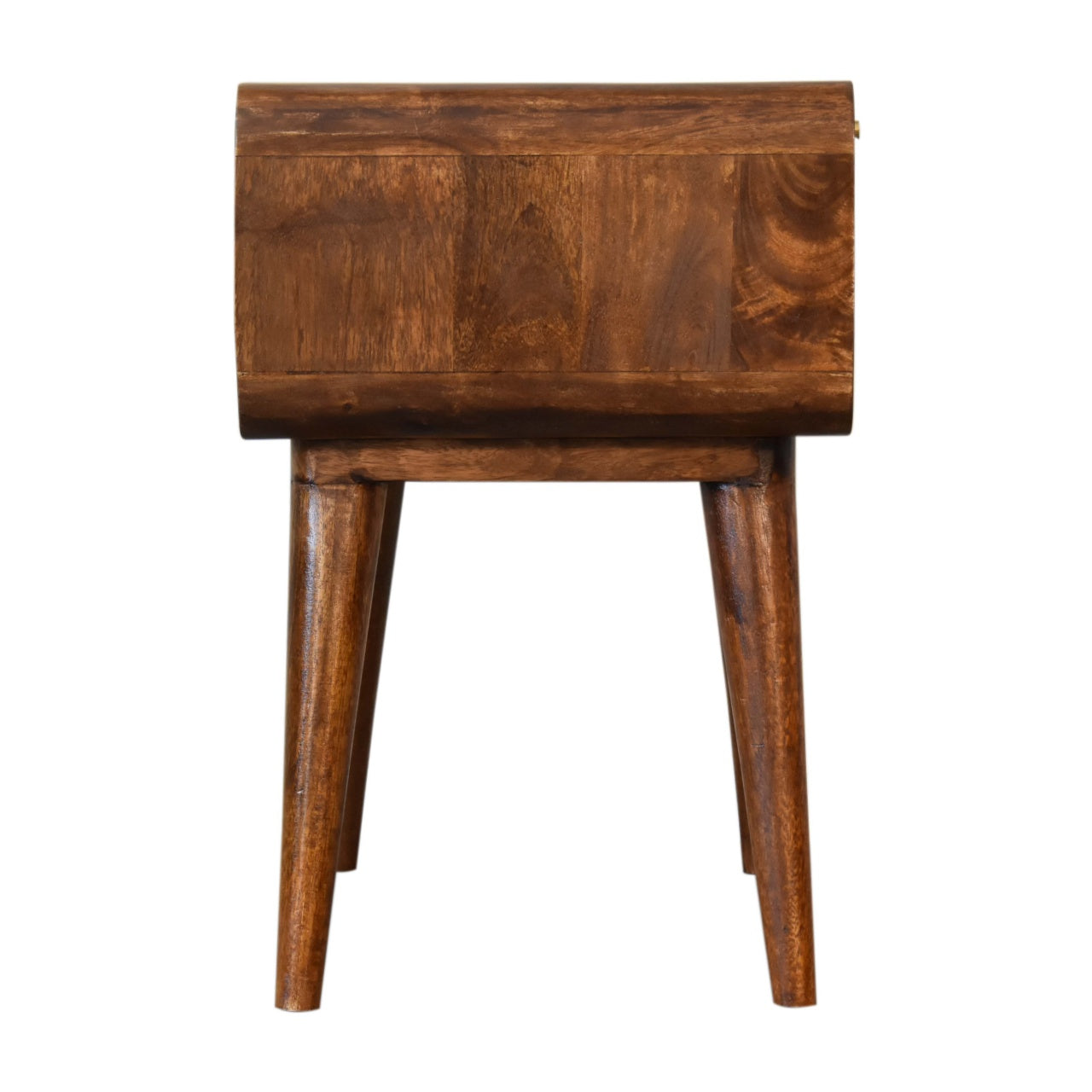 Close-knit Chestnut Wooden Bedside