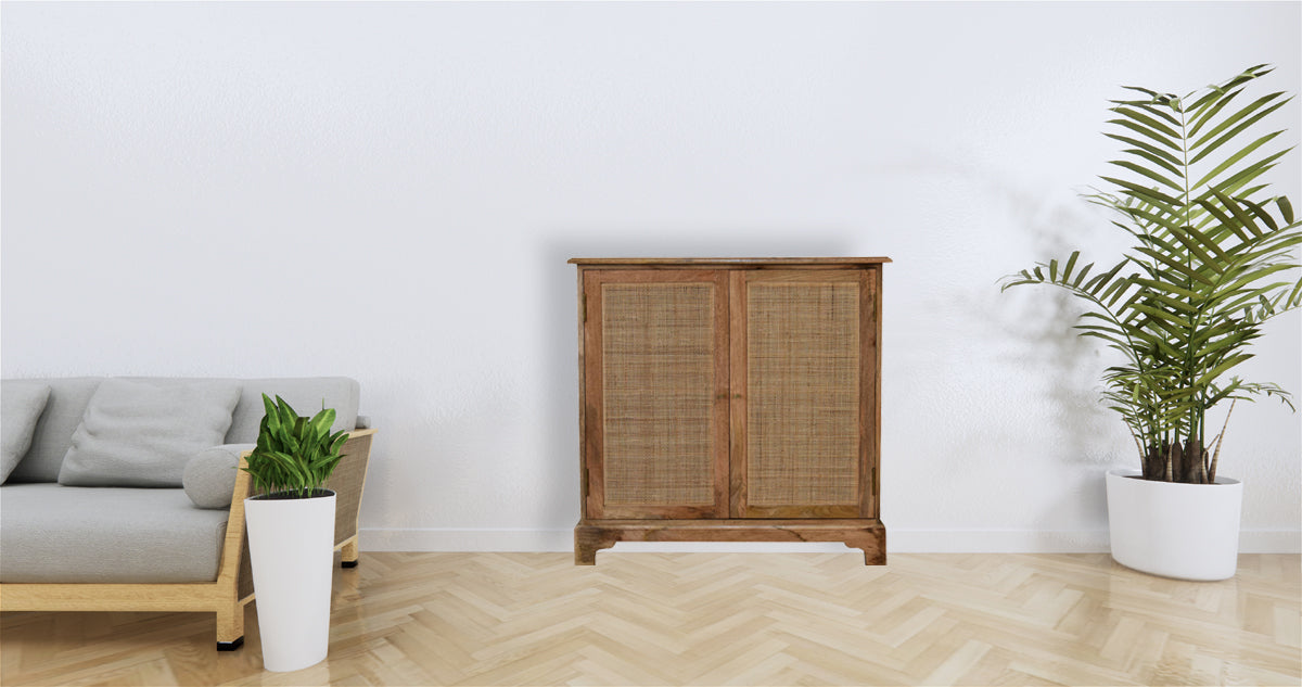 Close-knit Lounge Wooden Cabinet