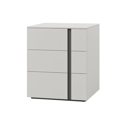 Orme Aries Bedside Table – 3-Drawer Modern Italian Cabinet
