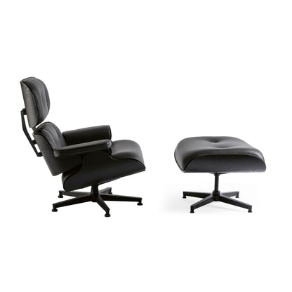 CTS Design lounge chair and matching pouf shown together on a white background
