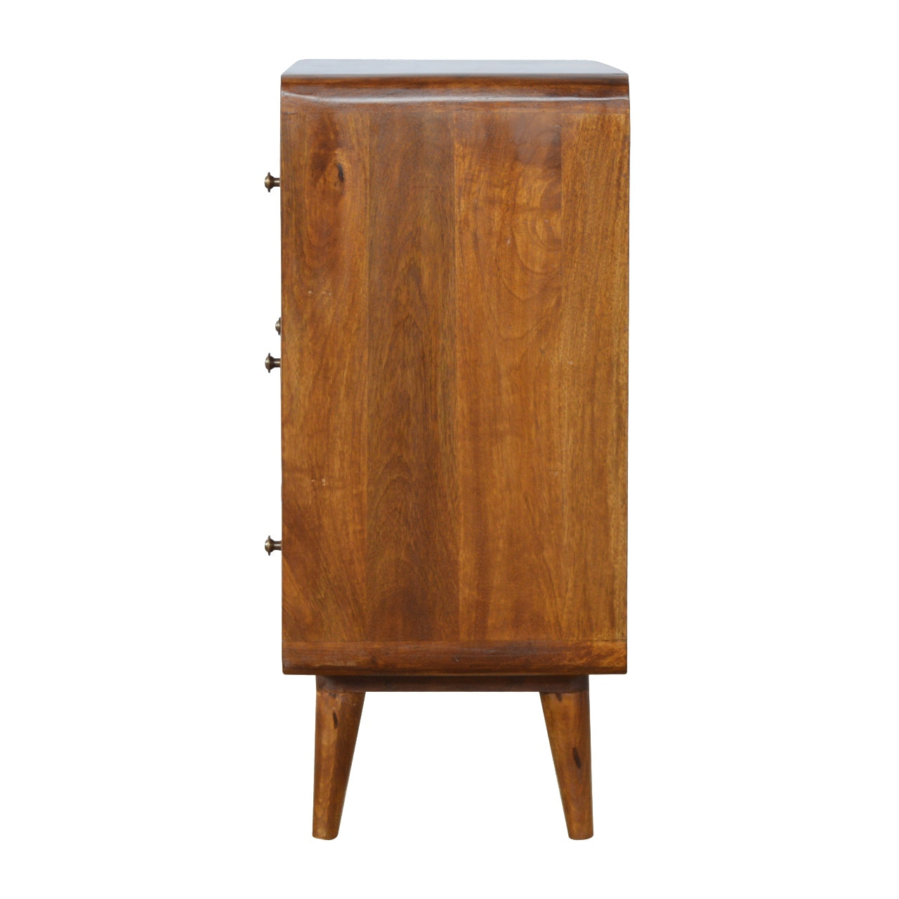 Curved Chestnut Chest by Artisan Furniture