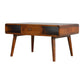 Curved Chestnut Coffee Table by Artisan Furniture