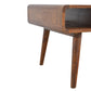 Curved Chestnut Coffee Table by Artisan Furniture