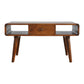 Curved Chestnut Coffee Table by Artisan Furniture