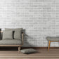 Curved Grey Tweed Bench by Artisan Furniture