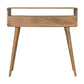 Curved Oak-Ish Console Table by Artisan Furniture