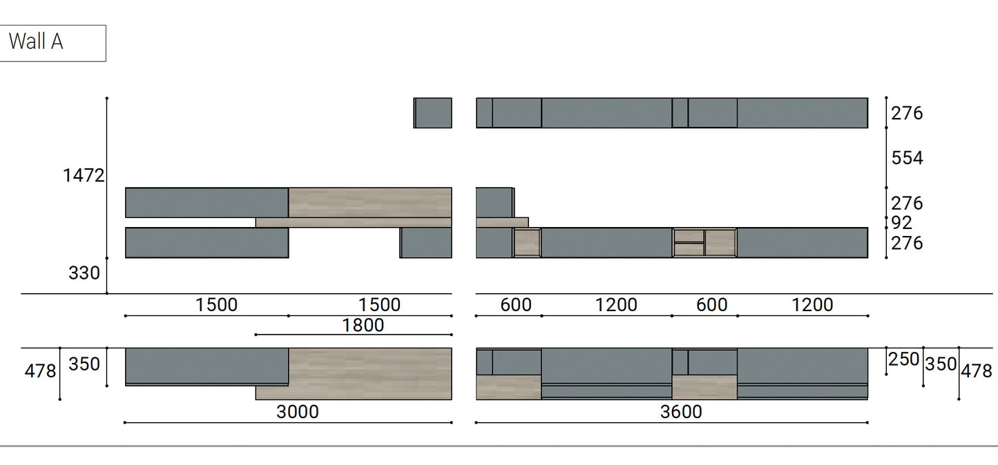 Day 17-23 TV Media Unit with Boiserie by Orme Design