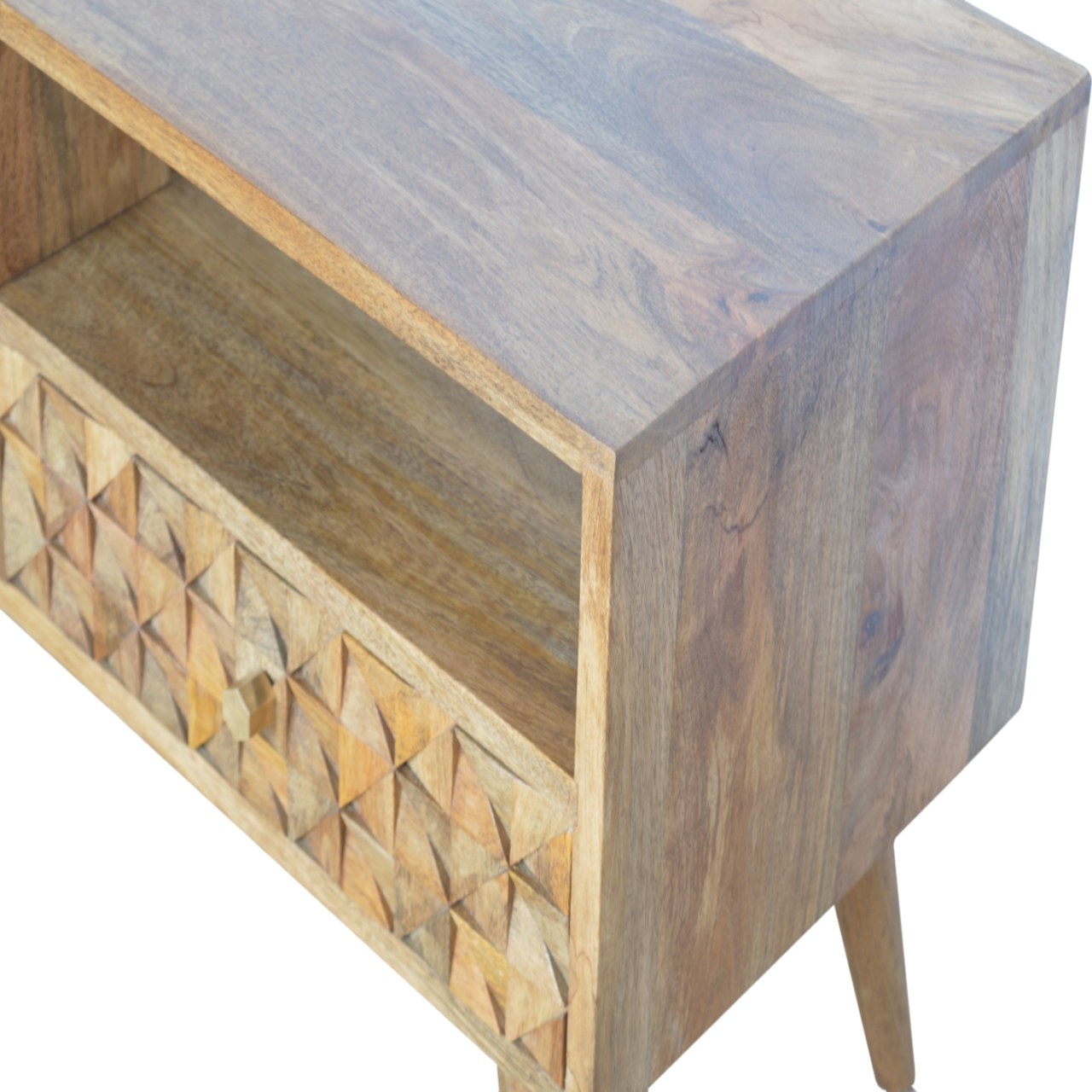 Diamond Carved TV Unit by Artisan Furniture