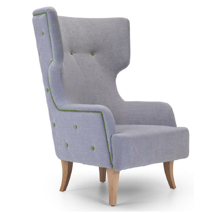 Donna Light Grey Armchair by Domingo Salotti