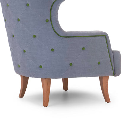 Donna Light Grey Armchair by Domingo Salotti