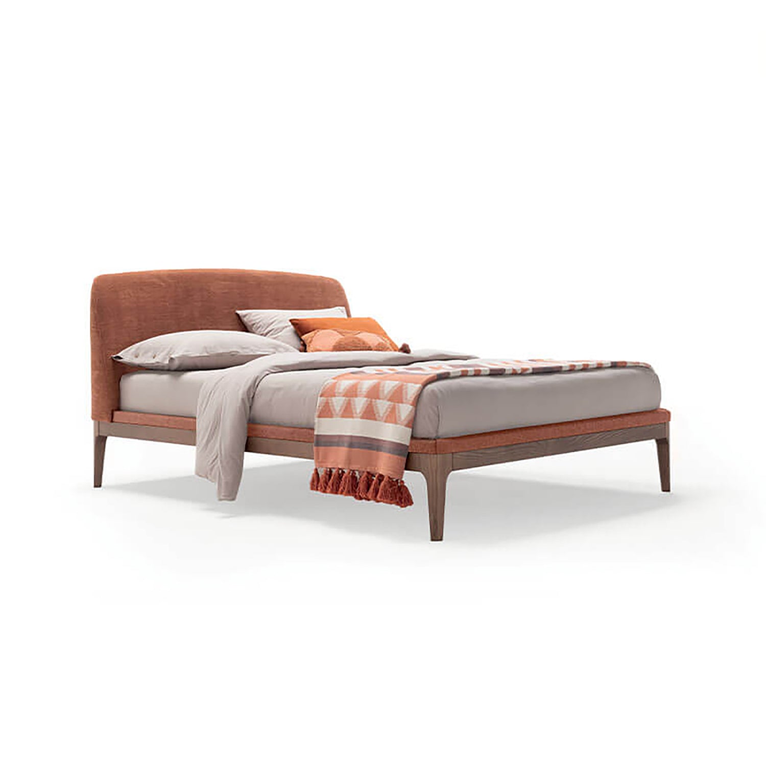 Elegance Bed with Upholstered Frame
