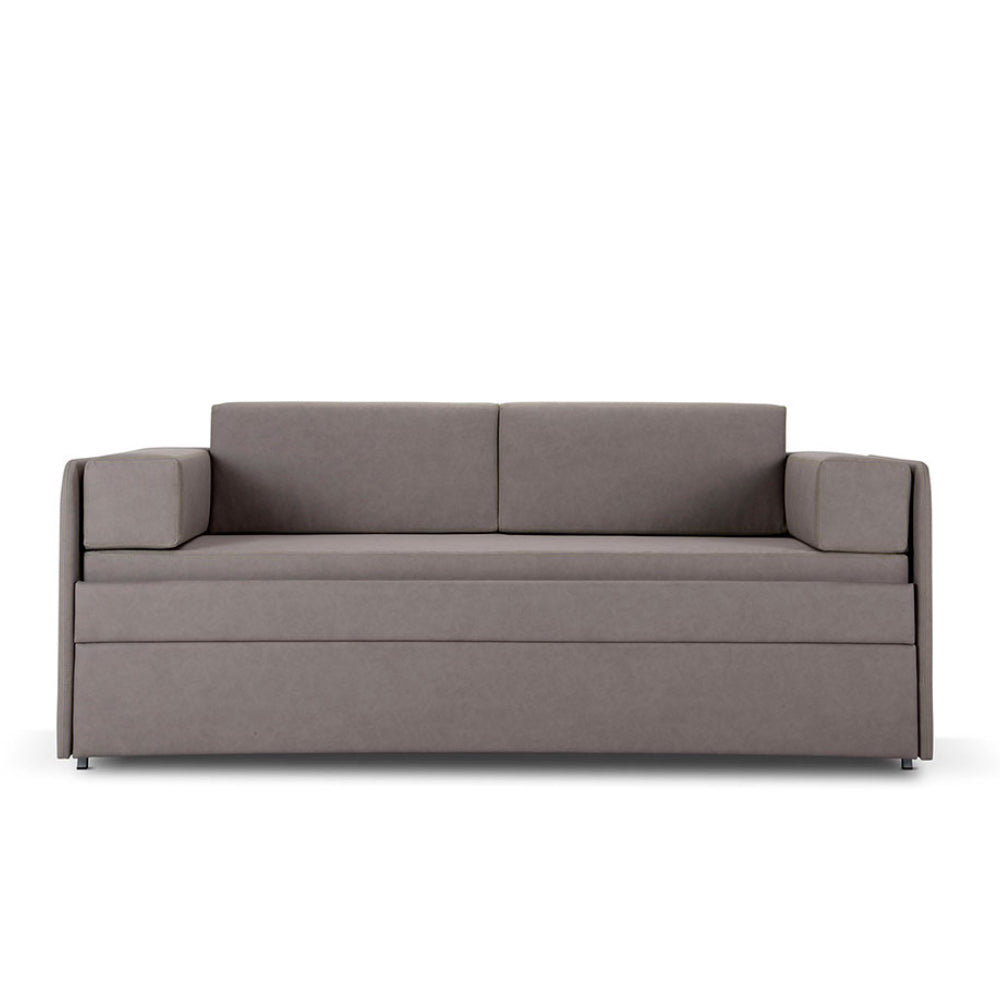 Era 2-Seater Leather Sofa Bed by Domingo Salotti