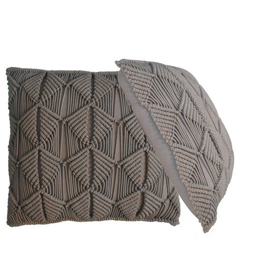 Esmi Set of 2 Grey Cushion