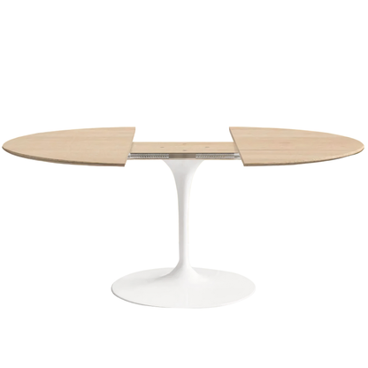 Large Extendable Oval Tulip Dining Table – Saarinen-Inspired Italian Design