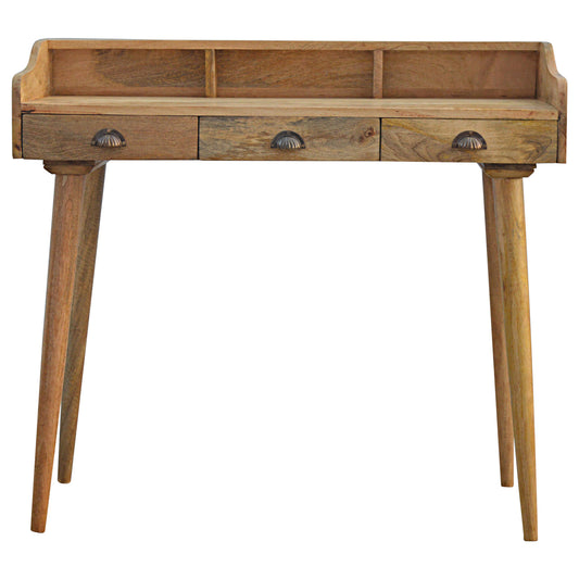 Gallery Back Shell Writing Desk by Artisan Furniture