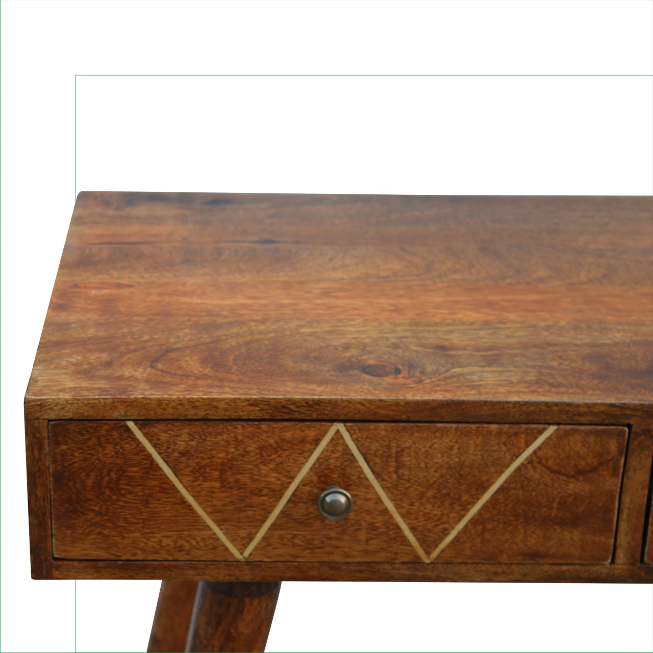 Geometric Brass Console Table by Artisan Furniture